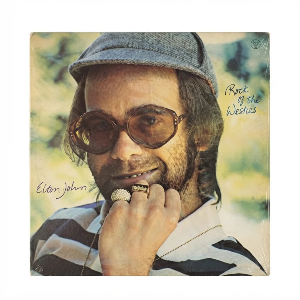 Elton John — Rock of The Westies — sampul depan