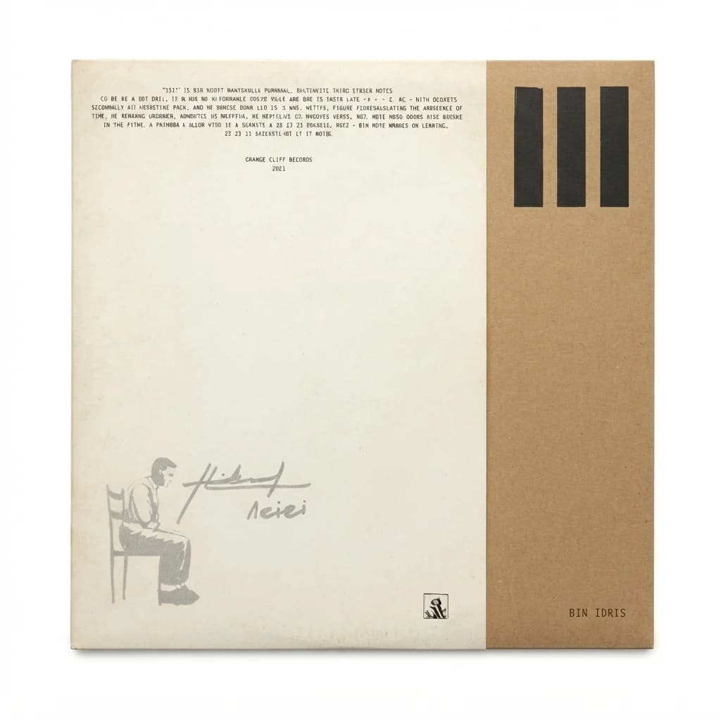 Bin Idris — III — sampul depan