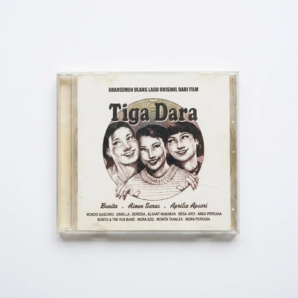 Bonita, Aimee Saras, Aprilia Apsari — Tiga Dara — sampul depan