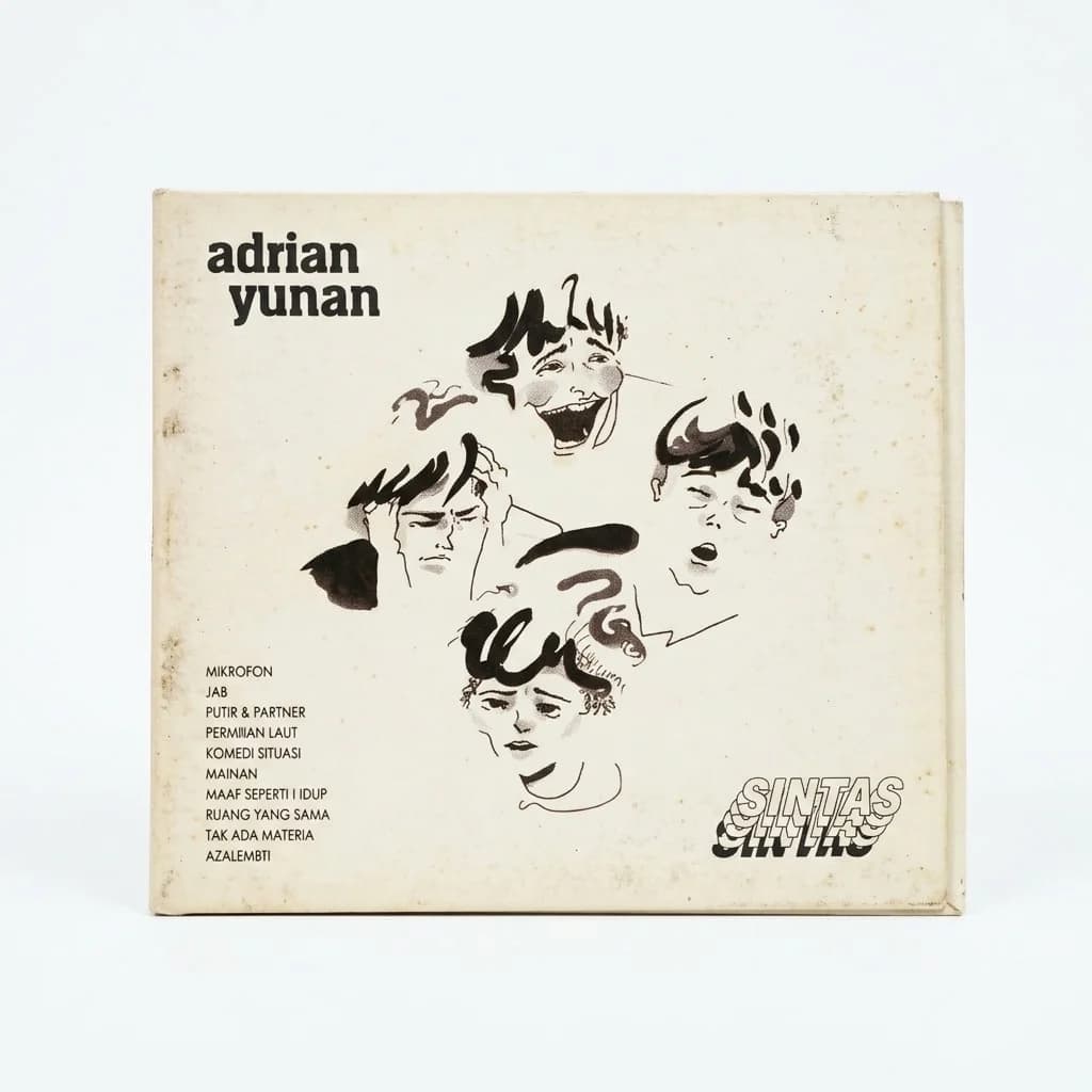 Adrian Yunan — Sintas — sampul depan