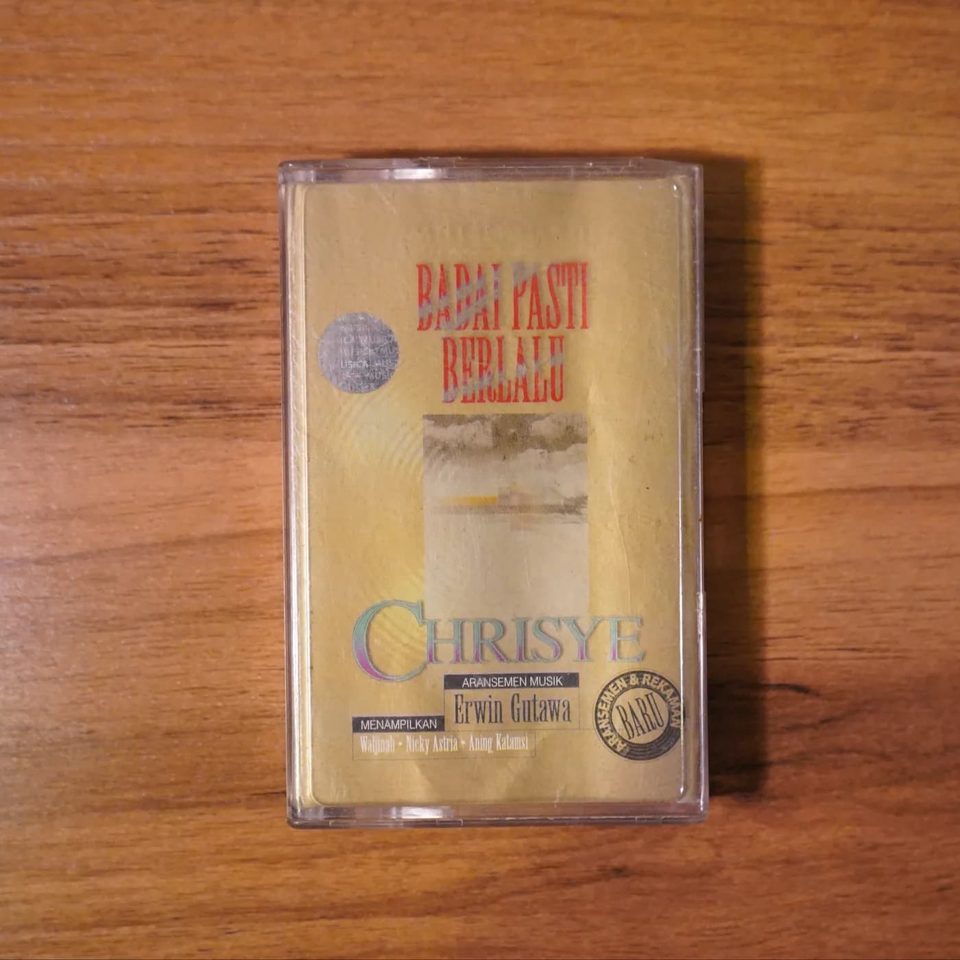 Chrisye — Badai Pasti Berlalu — sampul depan