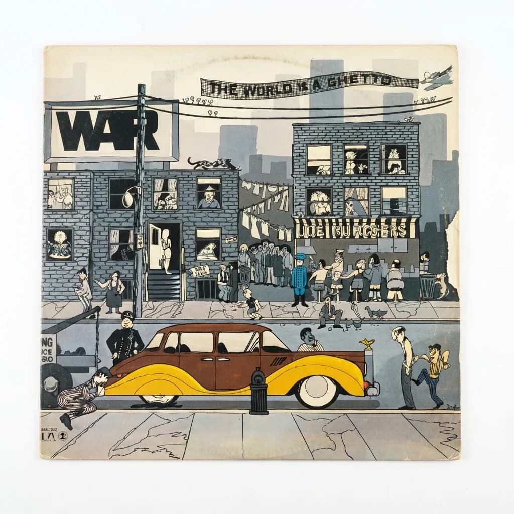War — The World is Ghetto — sampul depan