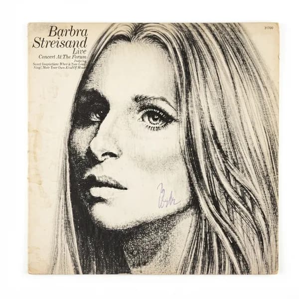 Barbra Streisand — Live Concert at The Forum — sampul depan