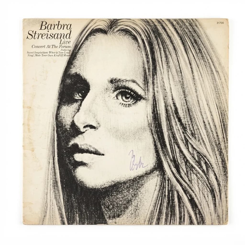 Barbra Streisand — Live Concert at The Forum — sampul depan