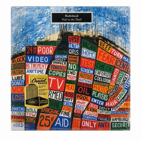 Radiohead — Hail to The Thief — sampul depan