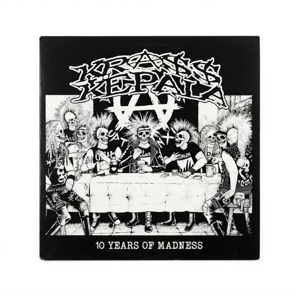 Krass Kepala — 10 Years of Madness — sampul depan