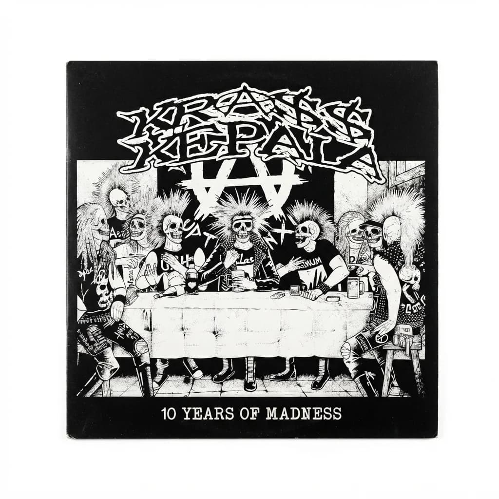 Krass Kepala — 10 Years of Madness — sampul depan